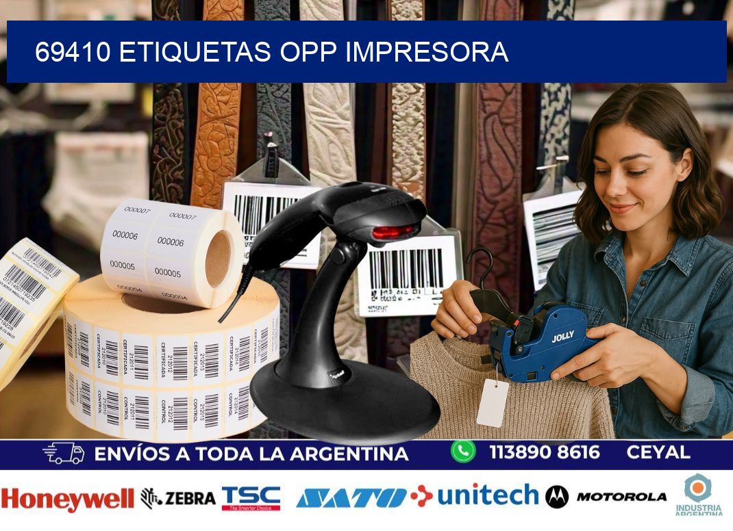 69410 etiquetas opp impresora