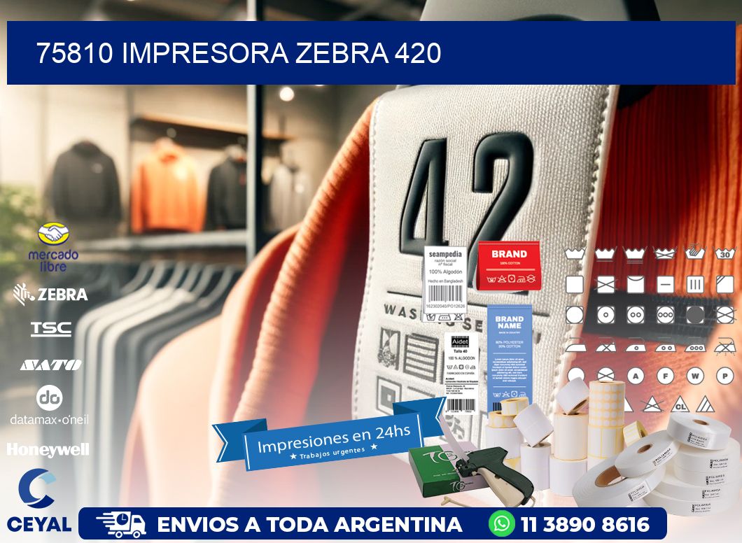 75810 impresora zebra 420