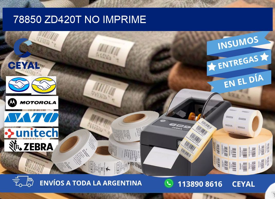78850 ZD420t no imprime