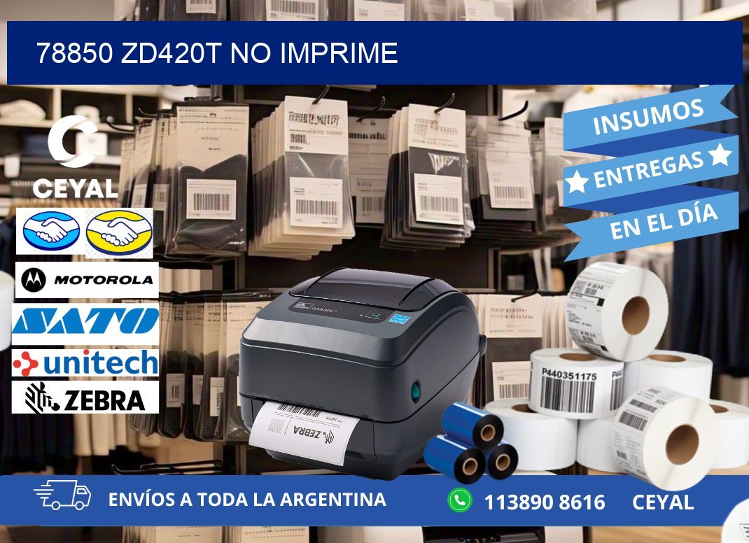 78850 ZD420t no imprime