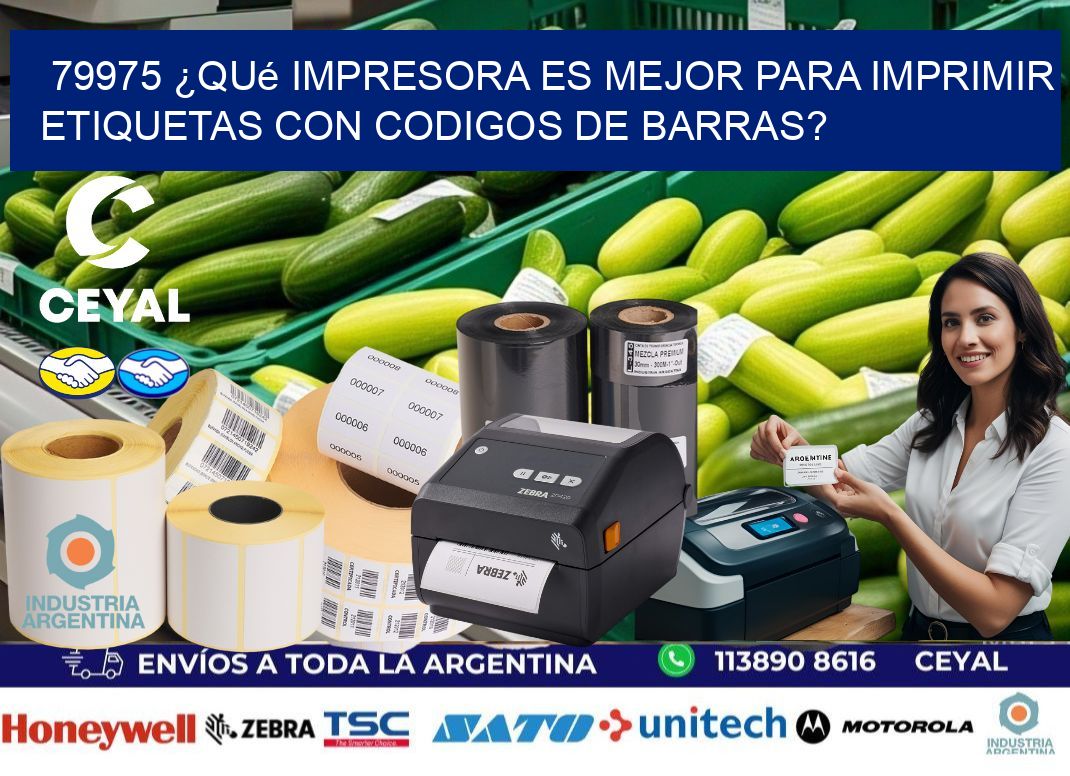 79975 ¿Qué impresora es mejor para imprimir etiquetas con codigos de barras?