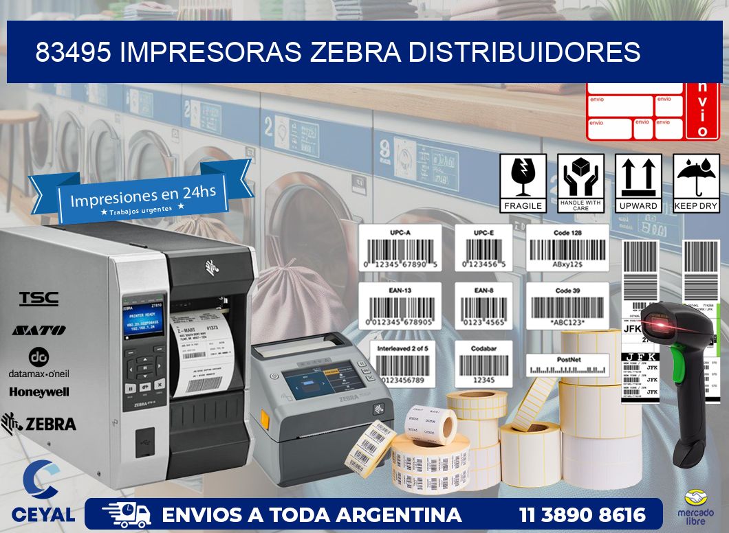 83495 impresoras Zebra distribuidores