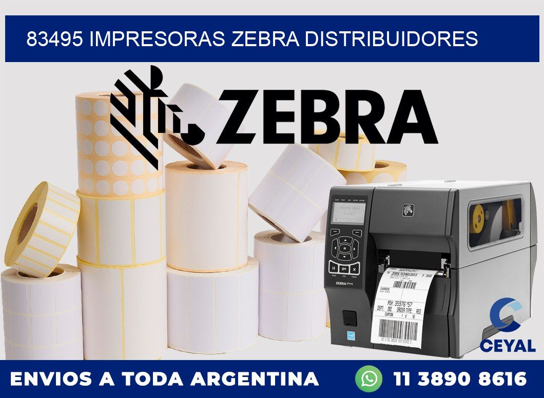 83495 impresoras Zebra distribuidores
