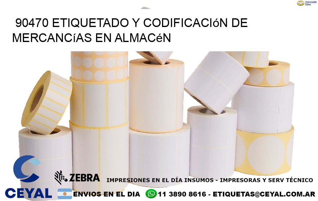 90470 Etiquetado y codificación de mercancías en almacén