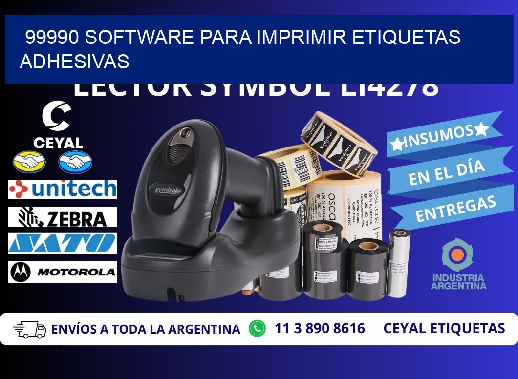 99990 software para imprimir etiquetas adhesivas