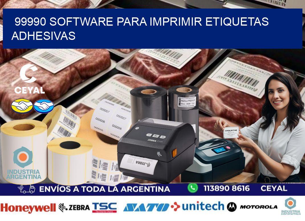 99990 software para imprimir etiquetas adhesivas