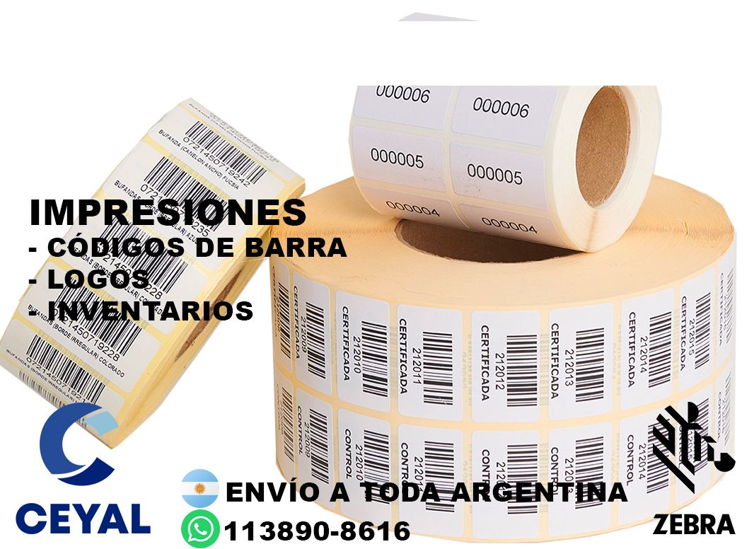etiquetas para códigos barras 98 x 95