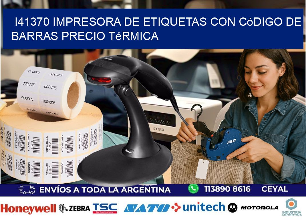 i41370 impresora de etiquetas con código de barras precio térmica