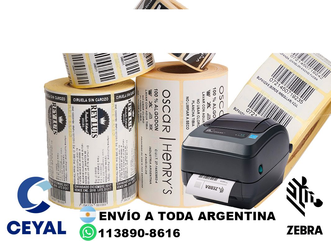 impresoras de etiquetas adhesivas mercadolibre  78 x 84
