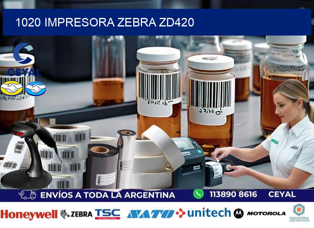 1020 Impresora Zebra ZD420