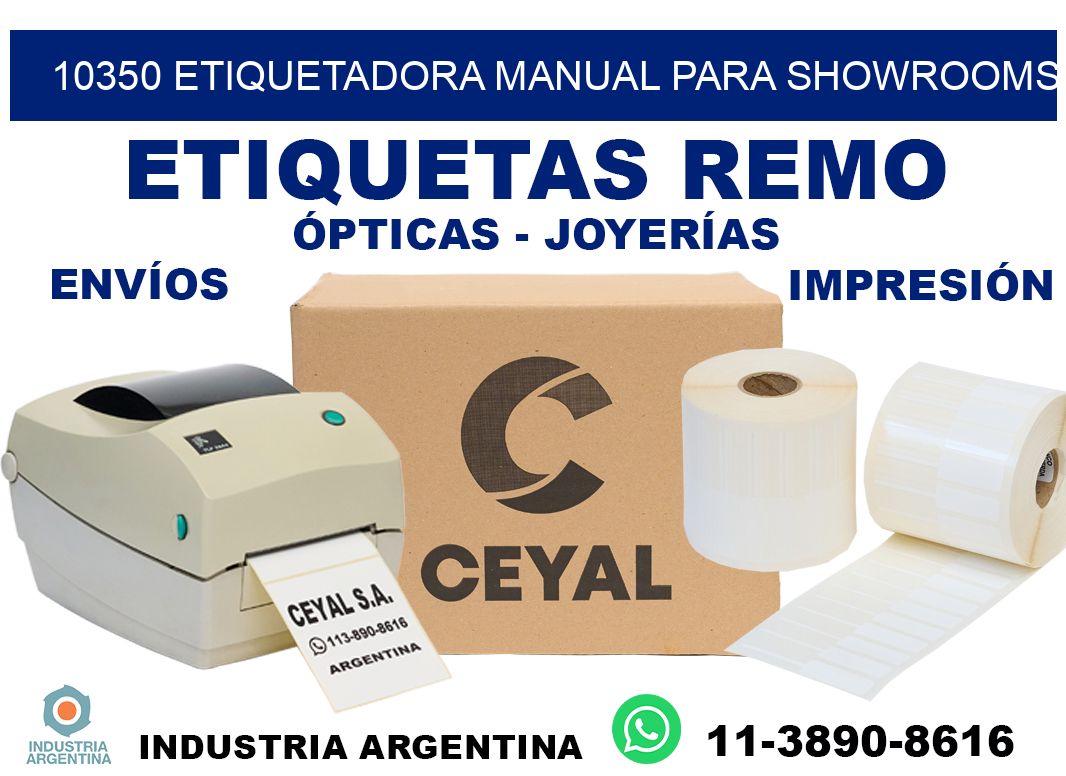 10350 etiquetadora manual para showrooms