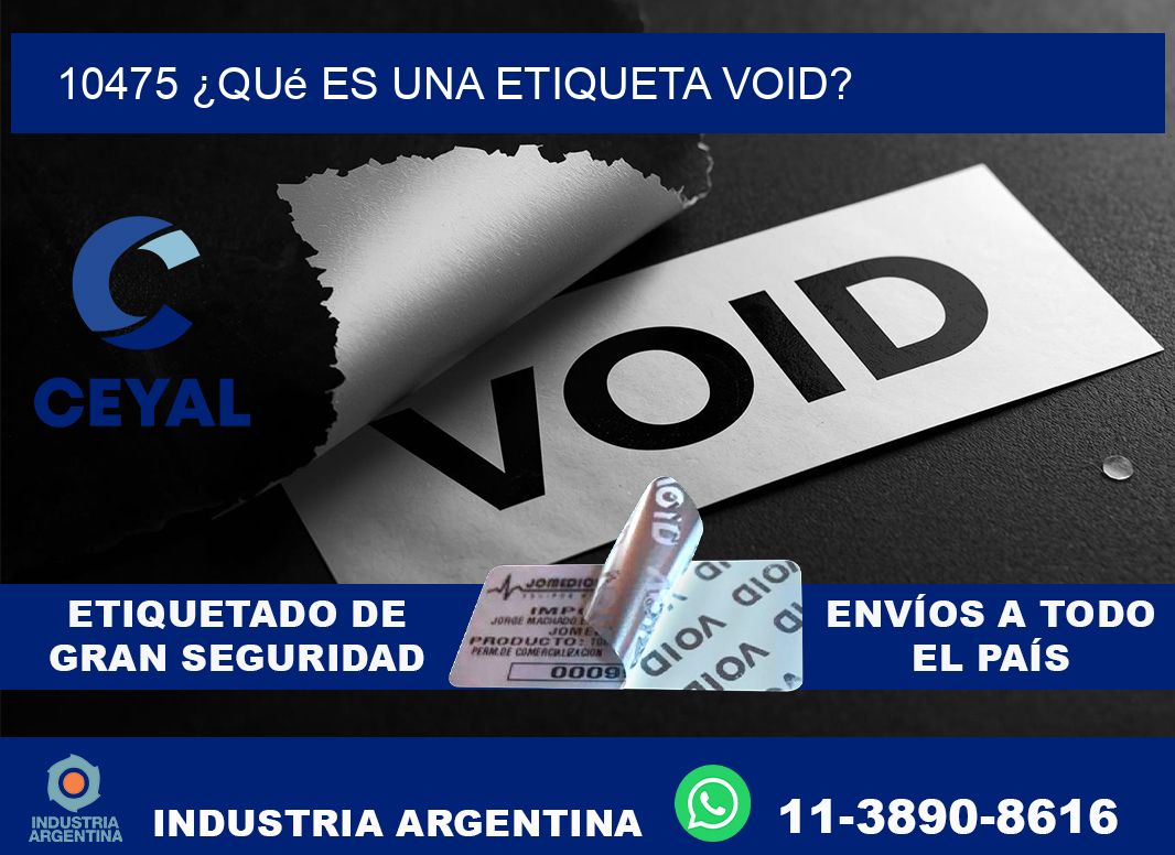 10475 ¿Qué es una etiqueta void?
