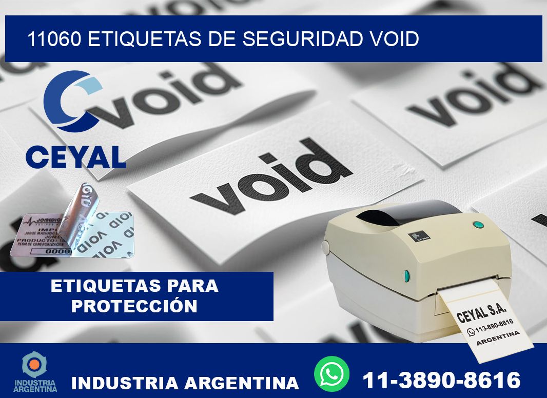 11060 etiquetas de seguridad void