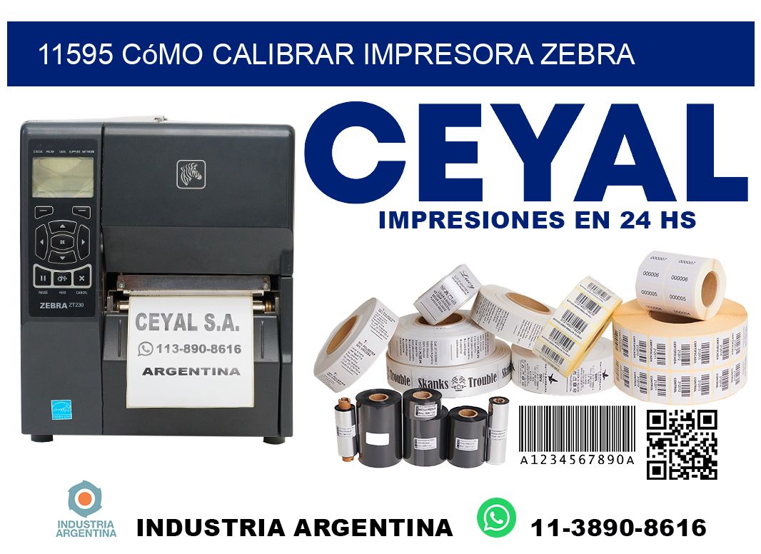 11595 cómo calibrar impresora zebra
