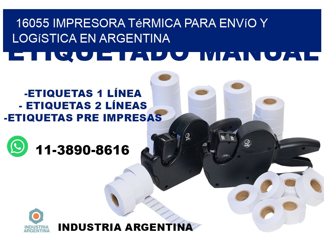 16055 impresora térmica para envío y logística en Argentina