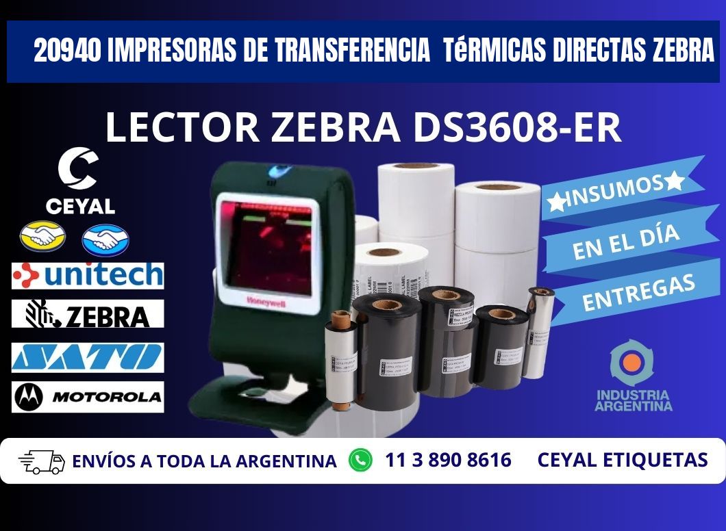 20940 impresoras de Transferencia  térmicas directas zebra