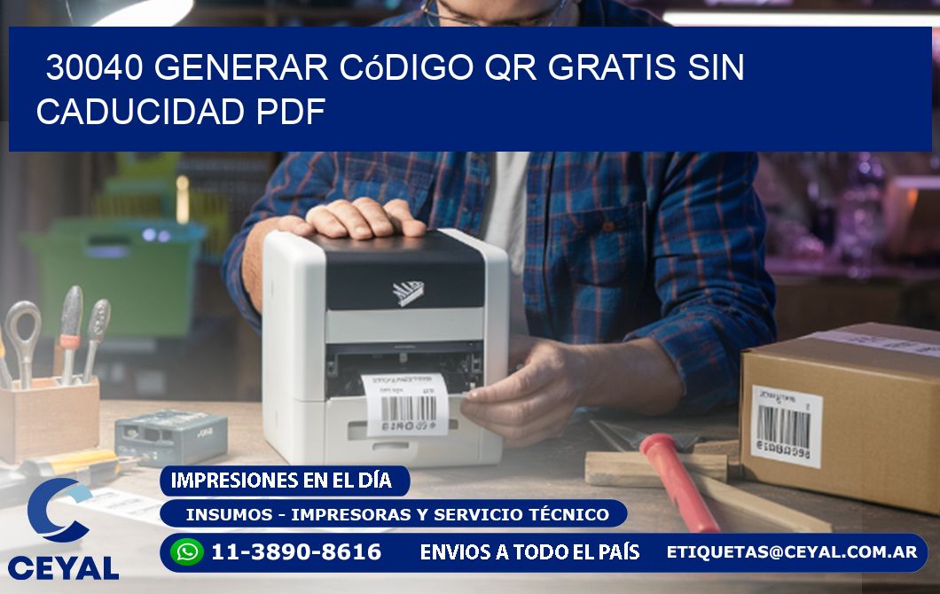 30040 Generar código QR gratis sin caducidad PDF