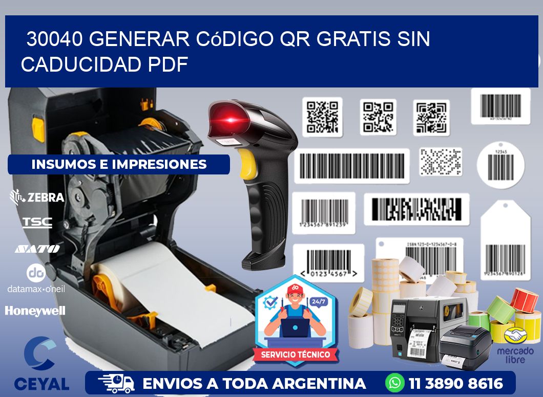 30040 Generar código QR gratis sin caducidad PDF