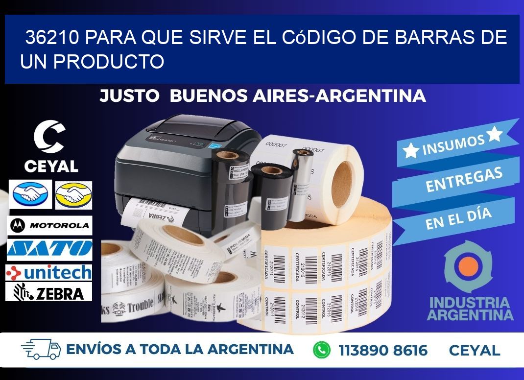 36210 Para que sirve el código de barras de un producto
