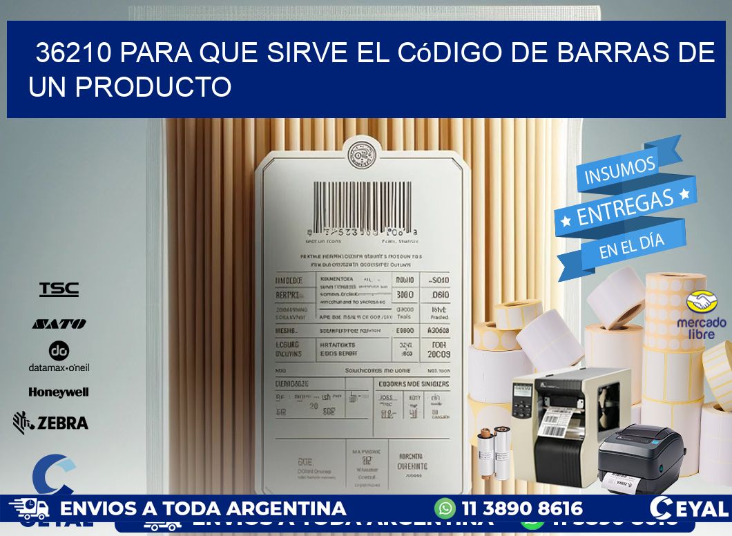 36210 Para que sirve el código de barras de un producto