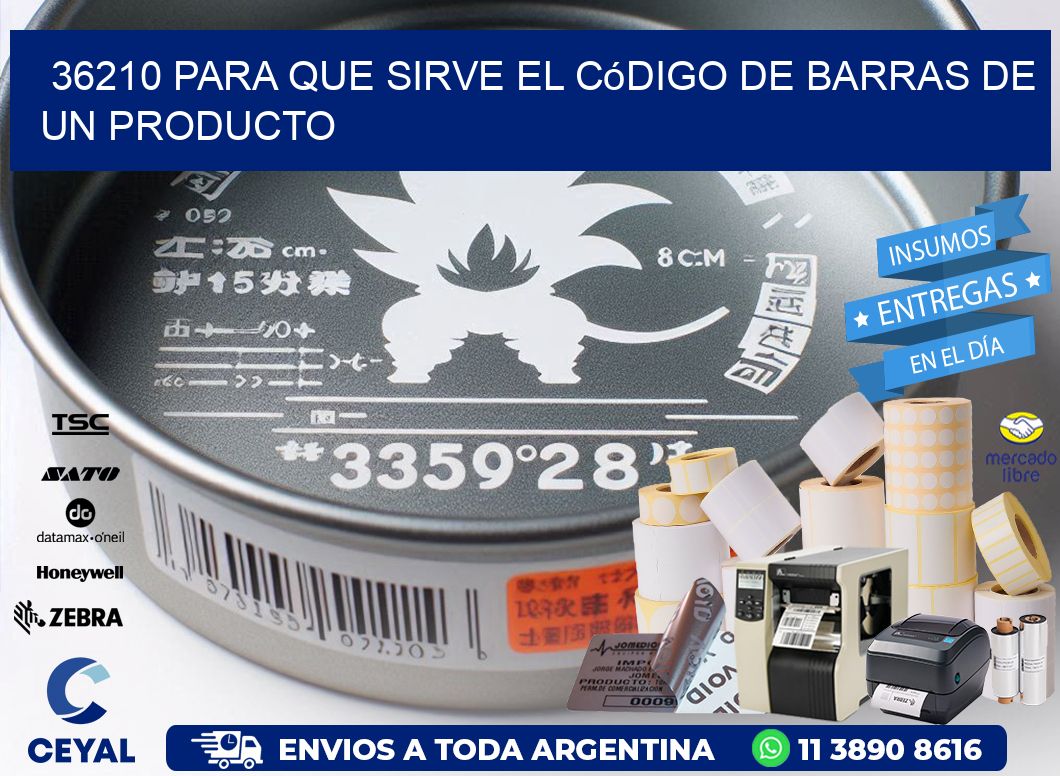 36210 Para que sirve el código de barras de un producto