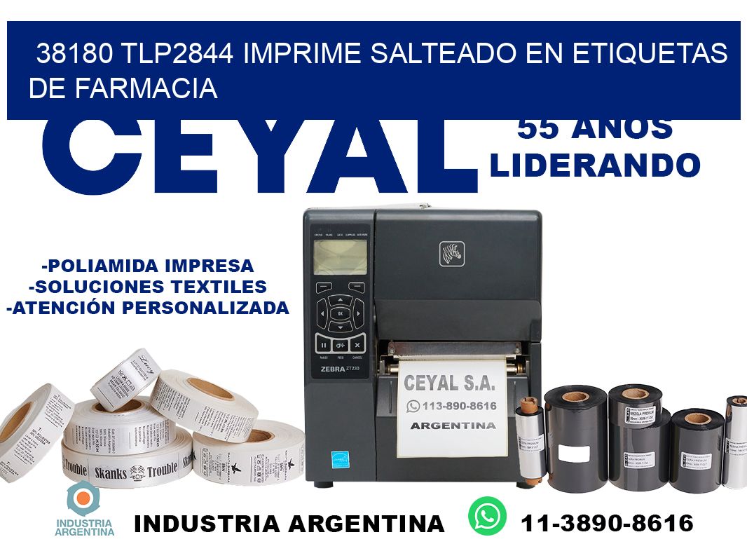 38180 tlp2844 imprime salteado en etiquetas de farmacia