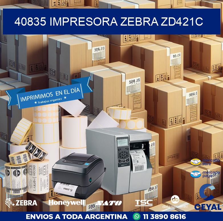 40835 Impresora Zebra zd421c