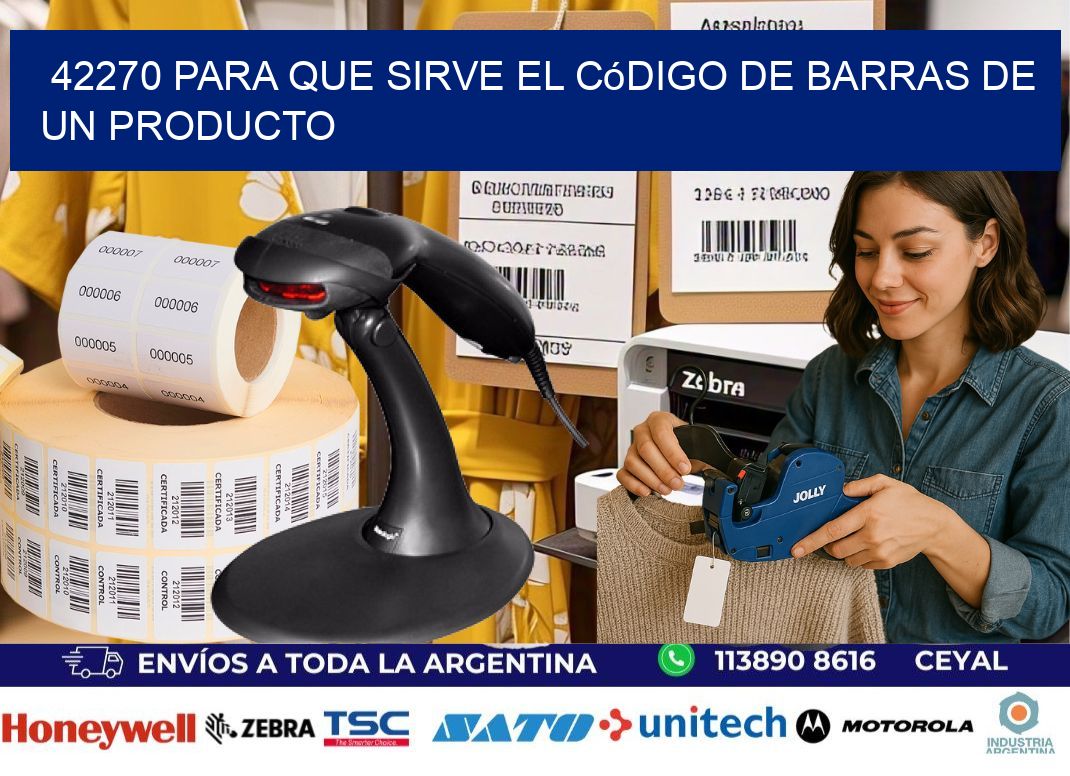 42270 Para que sirve el código de barras de un producto