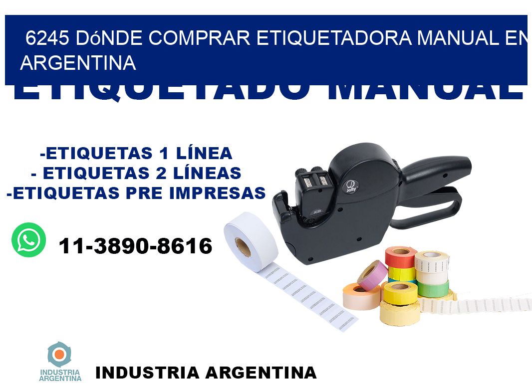 6245 dónde comprar etiquetadora manual en argentina