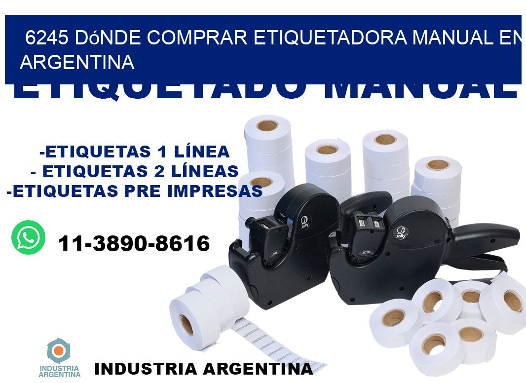 6245 dónde comprar etiquetadora manual en argentina