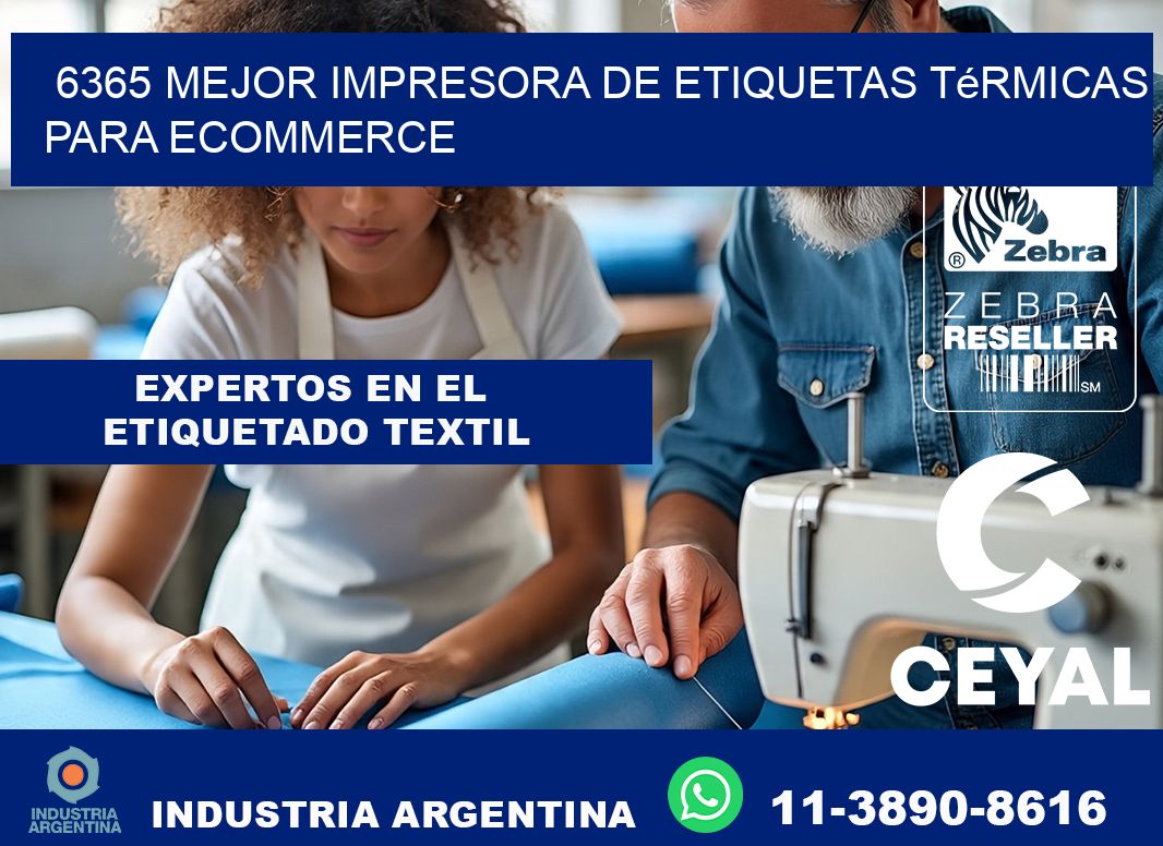 6365 mejor impresora de etiquetas térmicas para ecommerce