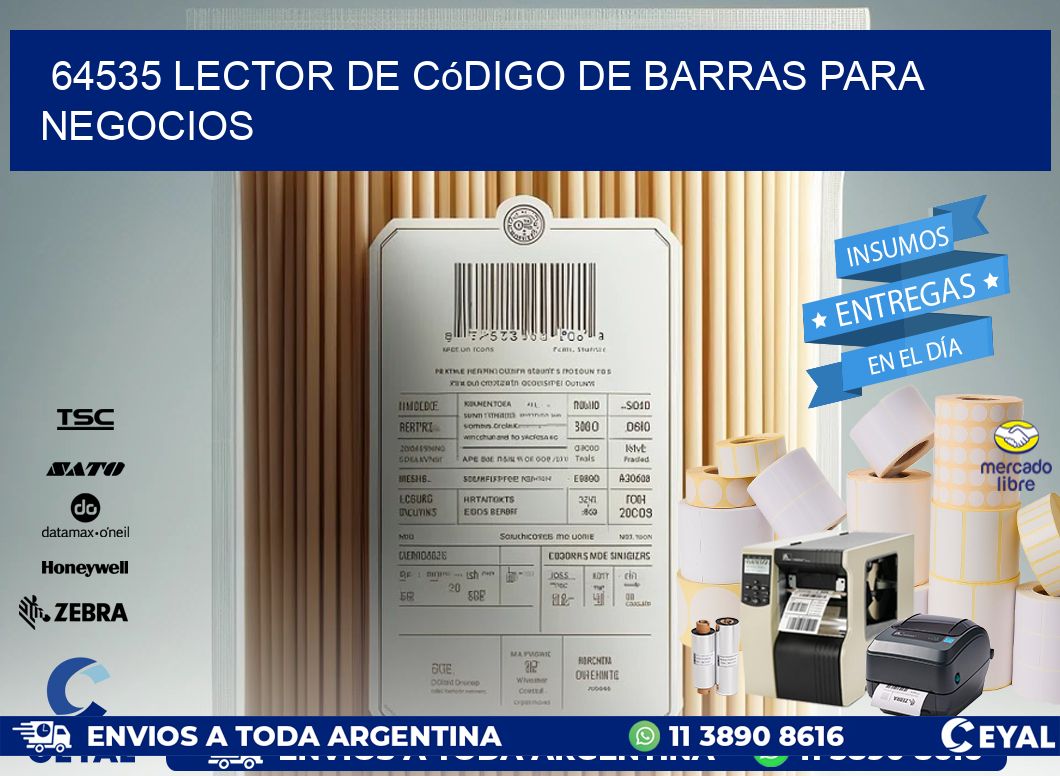 64535 Lector de código de barras para negocios