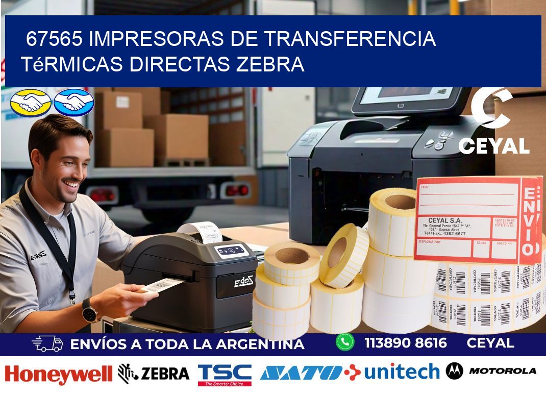67565 impresoras de Transferencia  térmicas directas zebra