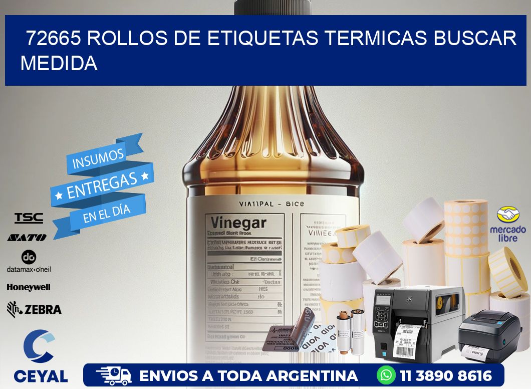 72665 rollos de etiquetas termicas buscar medida