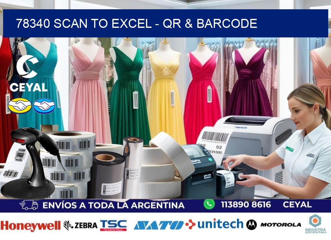 78340 Scan to Excel – QR & Barcode