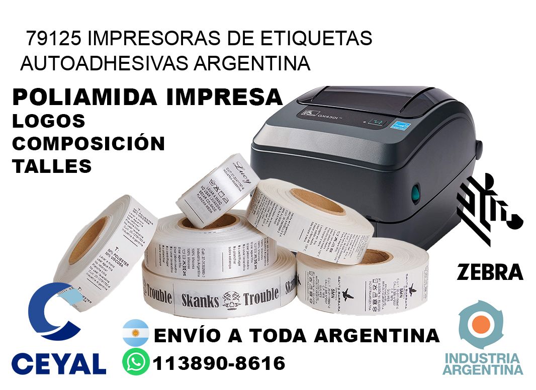 79125 Impresoras de etiquetas autoadhesivas argentina