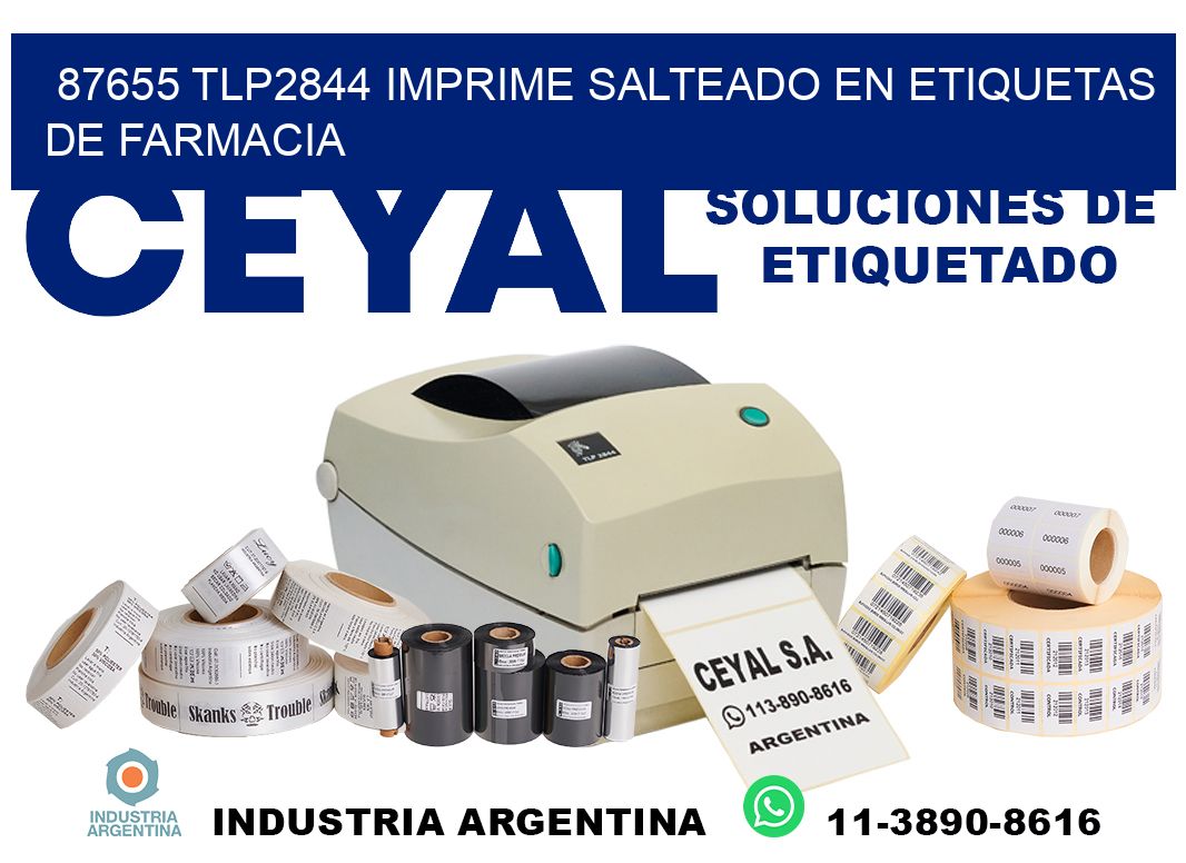 87655 tlp2844 imprime salteado en etiquetas de farmacia
