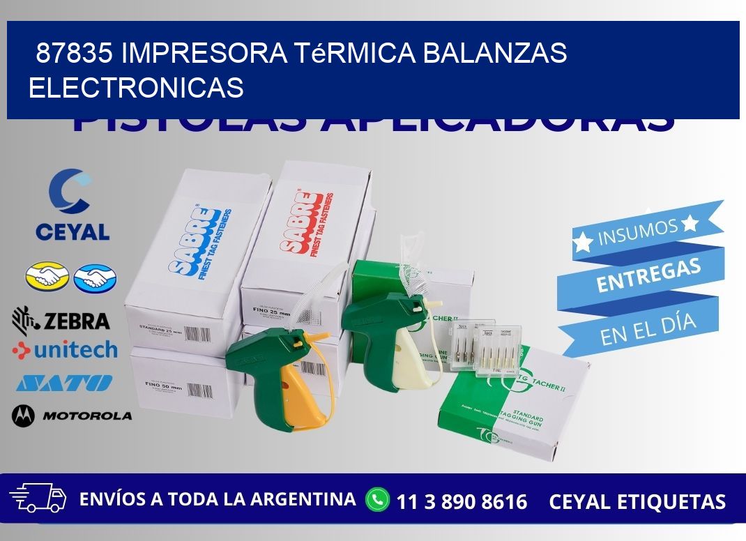 87835 impresora térmica balanzas electronicas