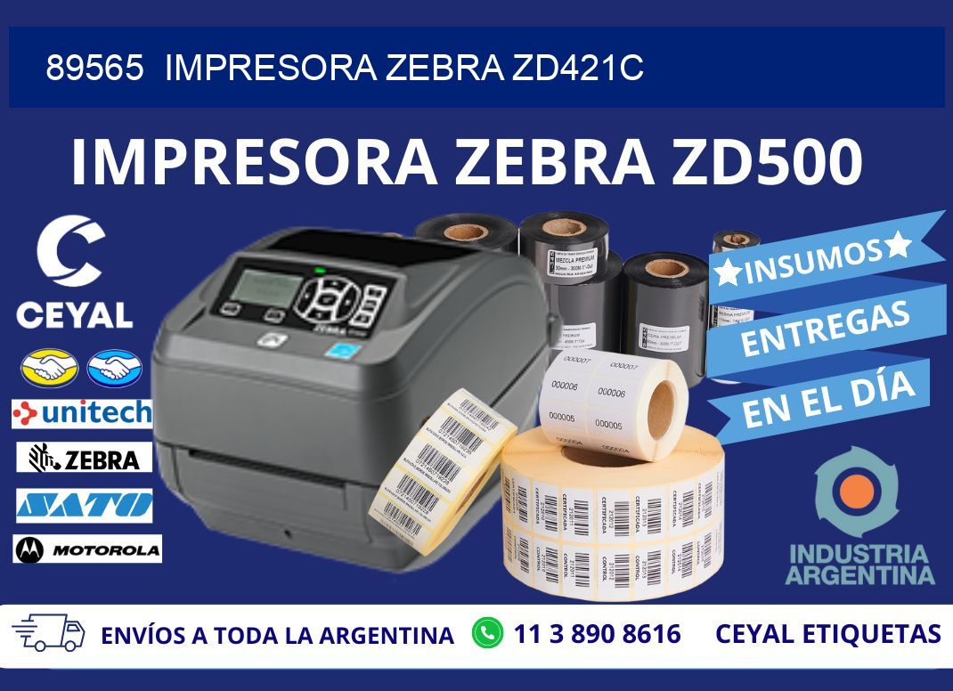 89565 Impresora Zebra zd421c