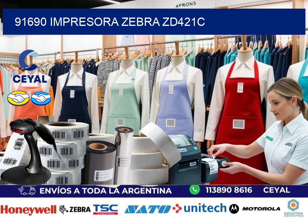 91690 Impresora Zebra zd421c