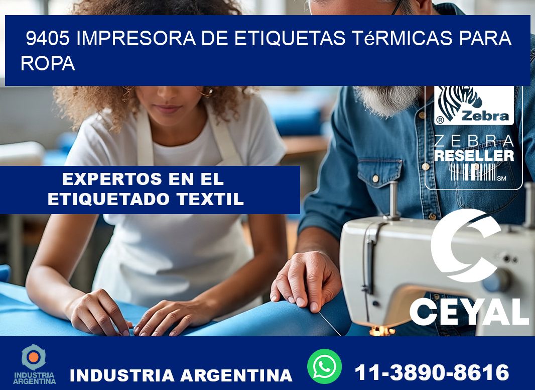 9405 impresora de etiquetas térmicas para ropa