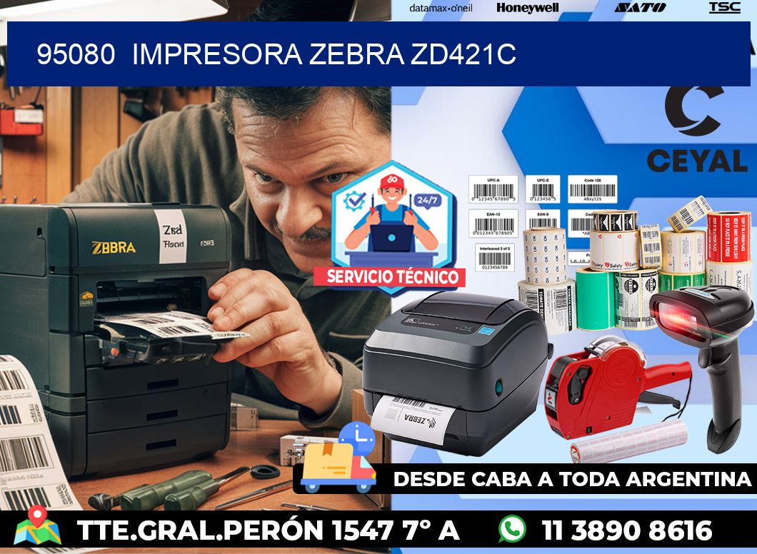 95080  Impresora Zebra zd421c