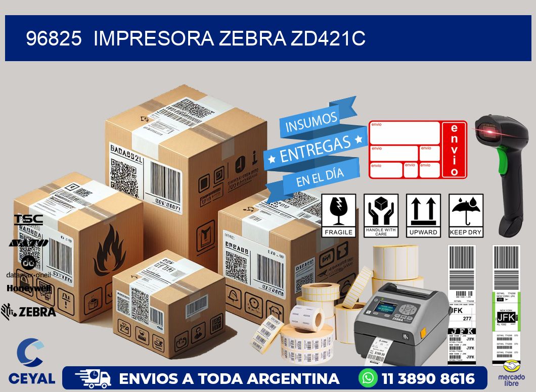 96825  Impresora Zebra zd421c
