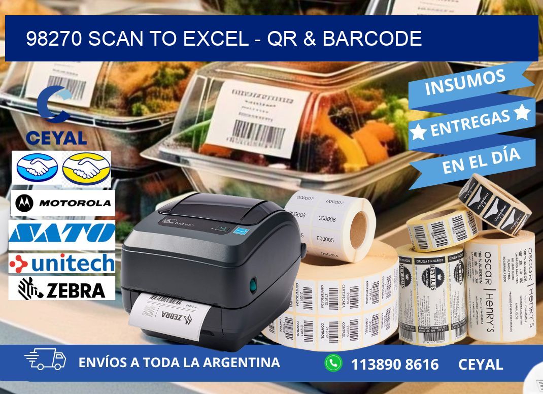98270 Scan to Excel – QR & Barcode