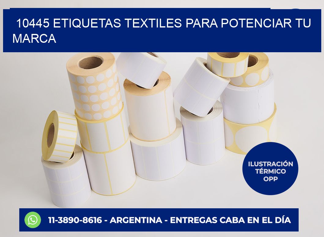 10445 Etiquetas textiles para potenciar tu marca