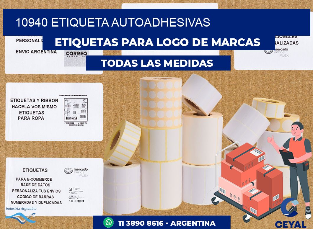 10940 etiqueta autoadhesivas
