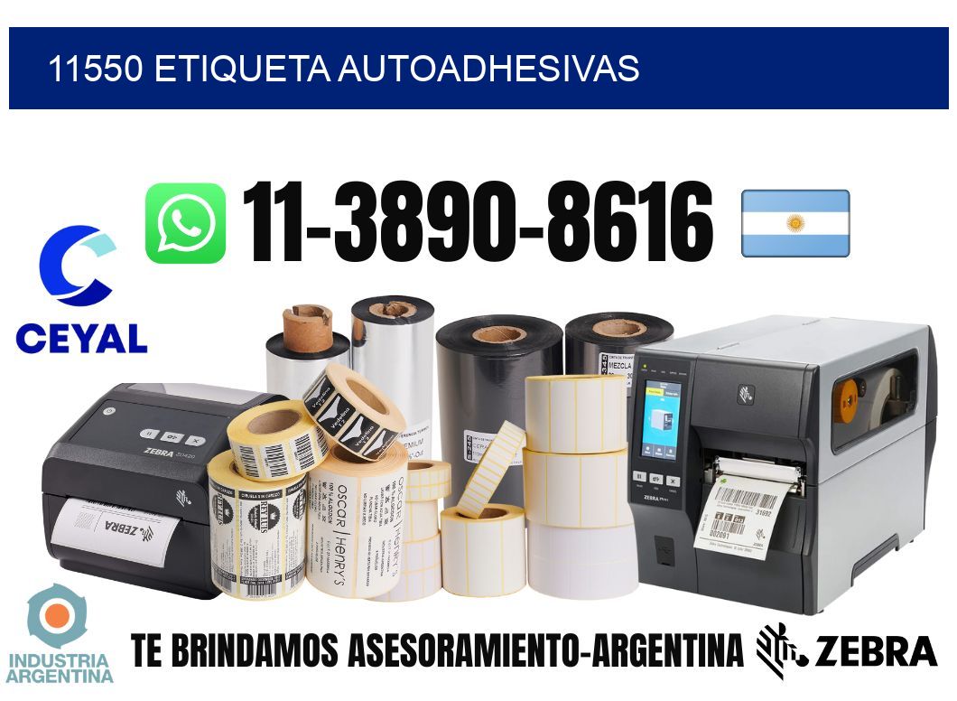 11550 etiqueta autoadhesivas