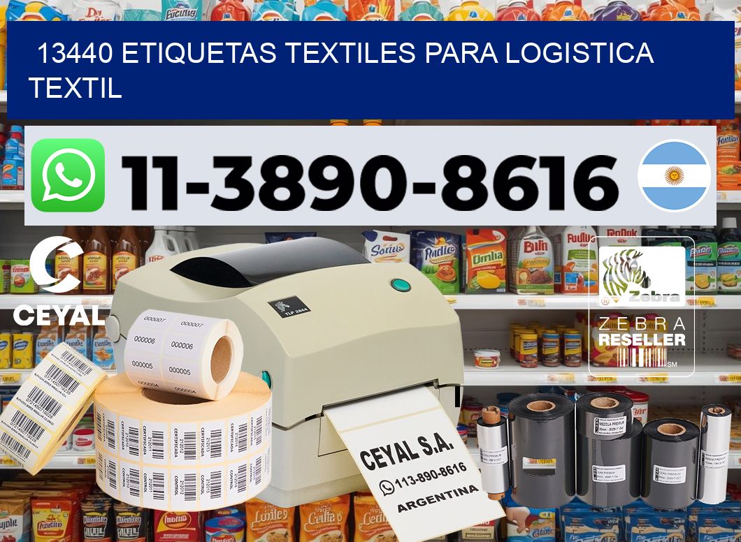 13440 Etiquetas textiles para logistica textil