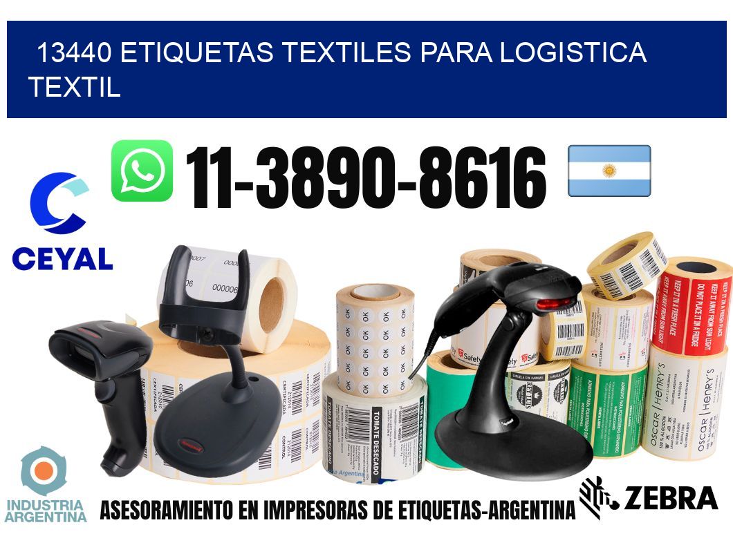 13440 Etiquetas textiles para logistica textil