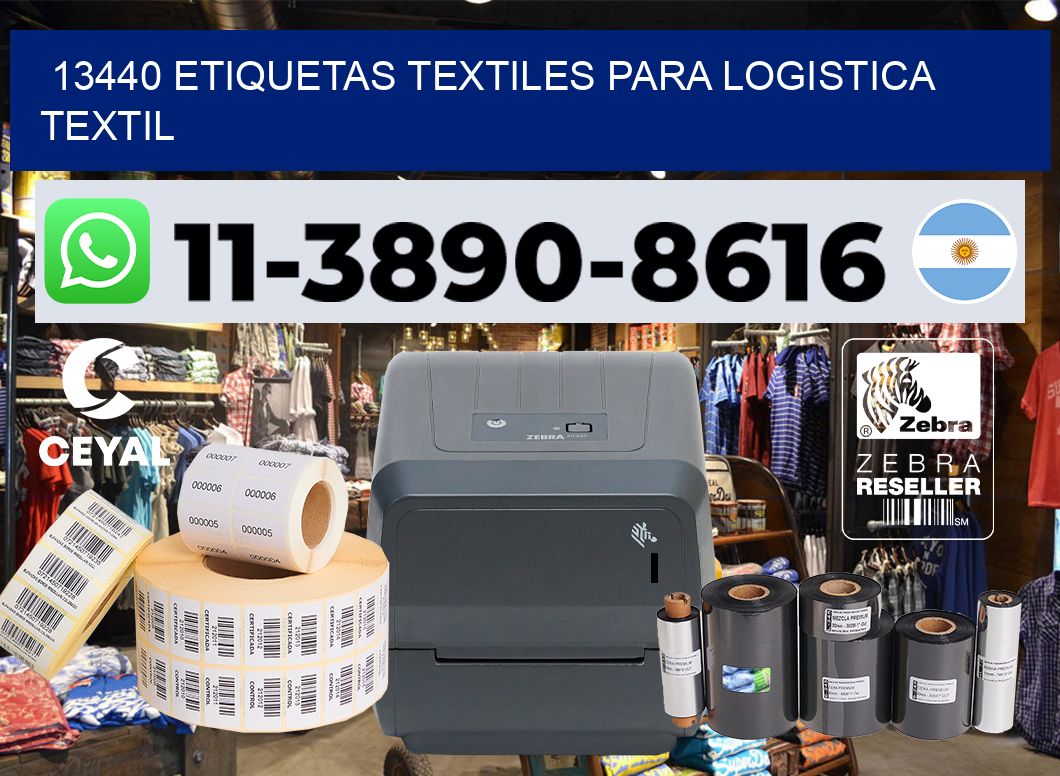 13440 Etiquetas textiles para logistica textil
